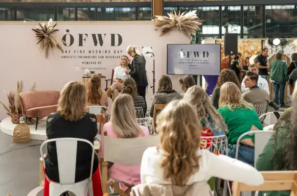 Een leverancier op het OFWD event