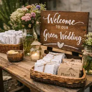Welkom op onze groene bruiloft