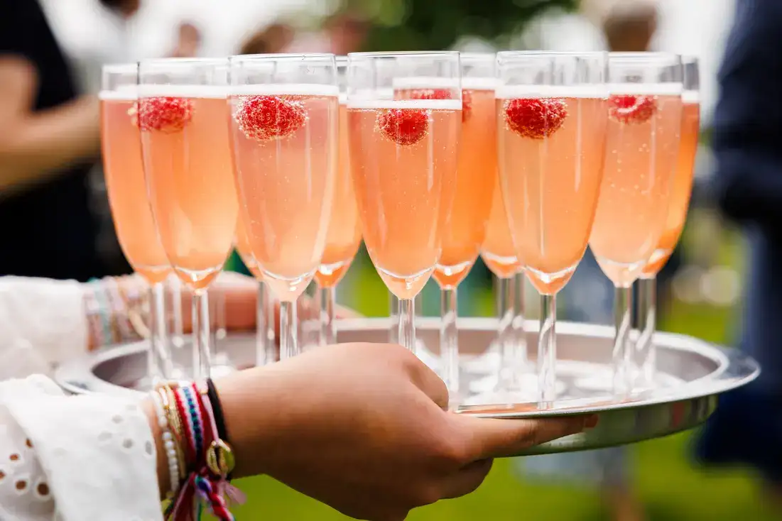Borrel tijdens de ceremonie
