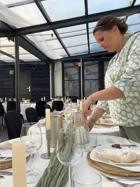 Weddingplanner Sas aan het werk